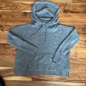 Kenzie Funnel Neck Cropped Hoodie Sweater sz Small